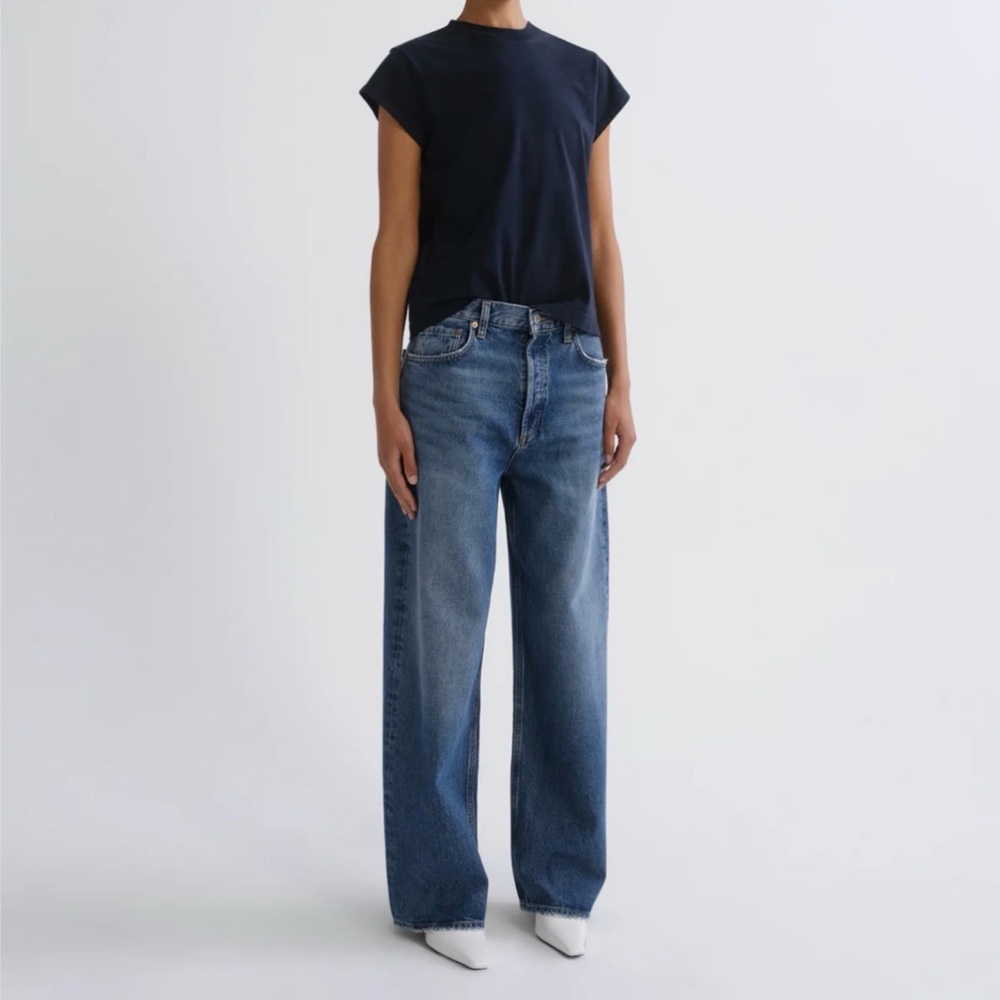Agolde Low Slung Baggy in Essence sz 26